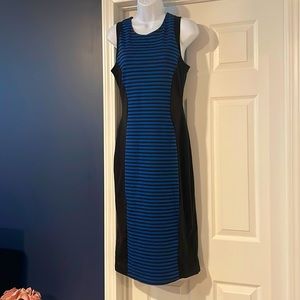 Material girl striped midi dress. Size L